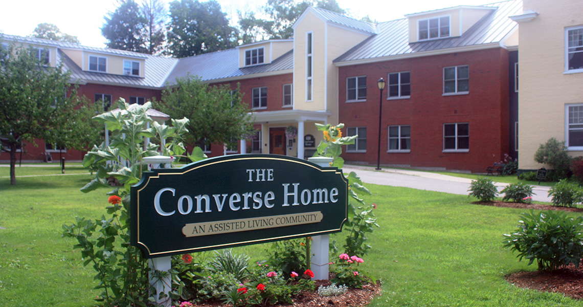 A photo of The Converse Home's exterior. 
